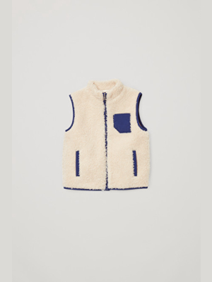 Teddy Zip-up Gilet