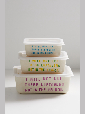 Katie Kimmel Uo Exclusive Leftovers 3-piece Container Set