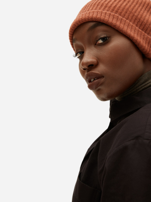 The Cashmere Rib Beanie