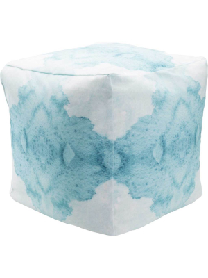 Standard Cube Watercolor Pouf