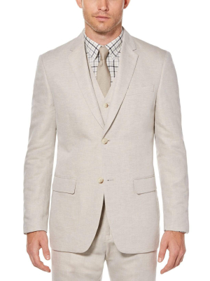 Big & Tall Linen Twill Suit Jacket