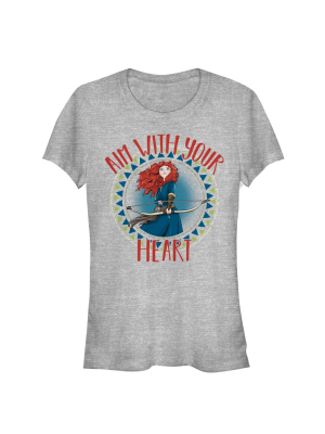 Junior's Brave Merida Aim With Heart T-shirt