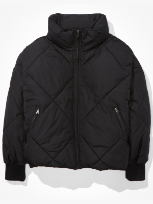 Ae Quilted Reversible Puffer Jacket