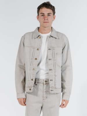 Ryder Oversized Denim Jacket  - Oat