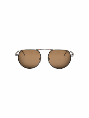 Thom Browne Eyewear Aviator Frame Sunglasses