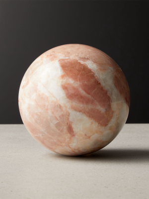 Pink Marble Sphere