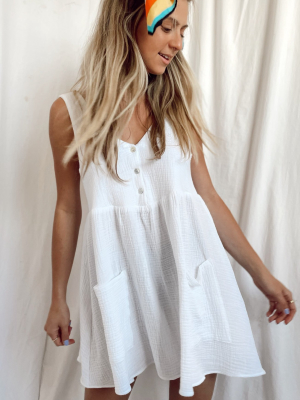 Weekend Mini Dress ~ White