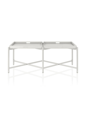 Coco Coffee Tray Table White - Cosmoliving By Cosmopolitan