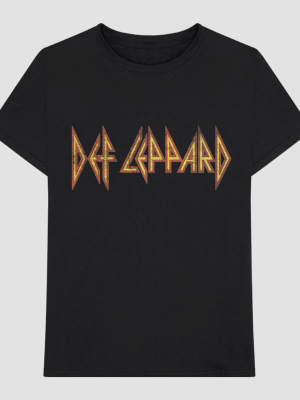 Men's Def Leppard Short Sleeve Graphic T-shirt - Black