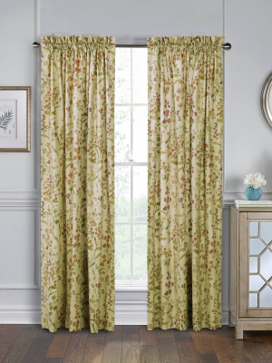 Set Of 2 Harbour Light Filtering Lined Window Curtain Panels - Habitat