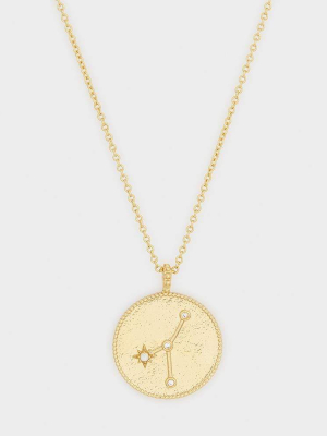 Astrology Coin Necklace (cancer)