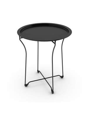 End Table Metal Black - Atlantic