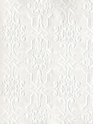 Anaglypta Original Berkeley Embossed Paintable Wallpaper By Burke Decor