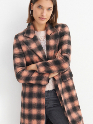 Belle Plaid Coat