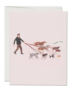 Dog Walker Thanks Card