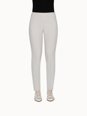 Pants In Cotton Techno Stretch With Side Zip