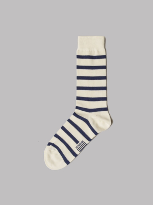 Armor-lux Half Striped Socks (nature / Aviso)