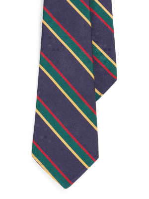 Vintage-inspired Striped Silk Tie