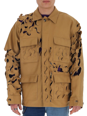 Marni Distressed Military Jacket