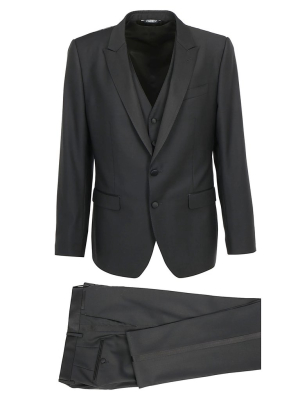 Dolce & Gabbana Three-piece Tuxedo Suit