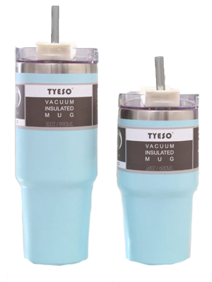 Vacuum Insulated Mug With Straw (5 Colors)