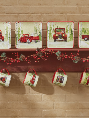 Park Designs Christmas Vacation Mug Set - Red