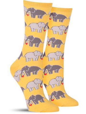 Elephant Love Socks | Women's