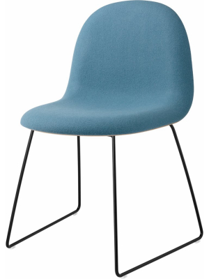 Gubi 3d Chair Upholstered - Stackable Sled Base
