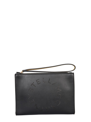 Stella Mccartney Logo Clutch Bag