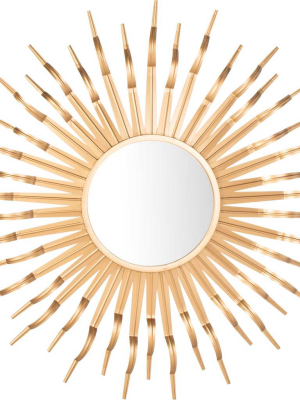 Nathalie Sunburst Mirror Gold