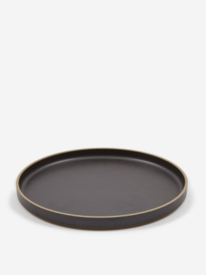 Hasami Porcelain Plate Black - 255x21