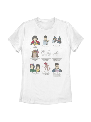 Women's Stranger Things Story Panels T-shirt