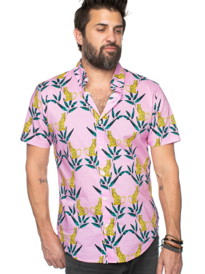 Buddylove Robert Button Down Dress Shirt - Jungle Cat