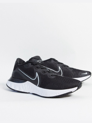 Nike Running Renew Trainers In Black/white