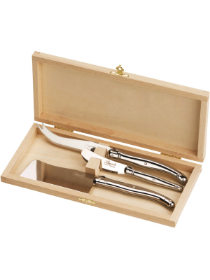 Stainless Cheese Knives, Set Of 3