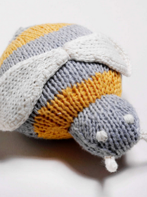 Hand Knit Rattle - Tane Organics