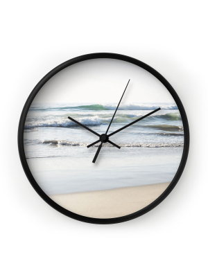 Bree Madden Ponto Waves Wall Clock - Deny Designs