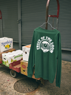 Fruit Of The Loom Uo Exclusive Logo Long Sleeve Tee