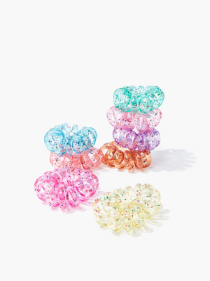 Jelly Spiral Hair Ties