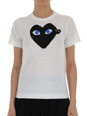 Comme Des Garçons Play Double Heart T-shirt