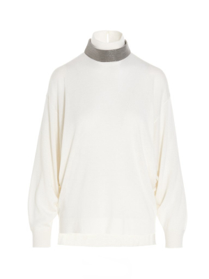 Brunello Cucinelli Monile Jewel-detailed Jumper