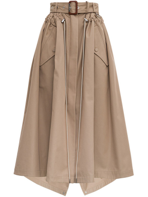 Alexander Mcqueen A-line Midi Skirt