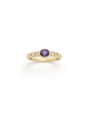 Rare Purple Sapphire Ring
