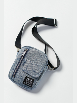 Uo Washed Canvas Tech Crossbody Bag