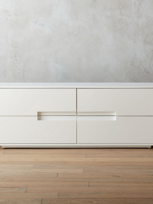 Latitude White Low Dresser