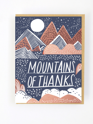 Mountains Of Thanks Card - Ep1