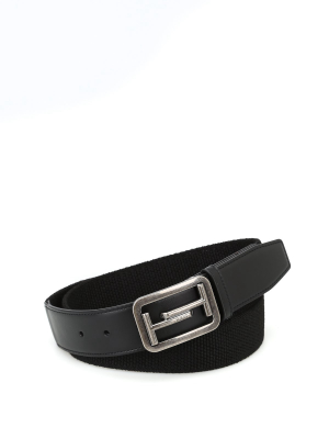 Tod's Canvas Trim Belt