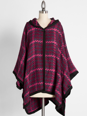 Little Plaid Riding Hood Cape