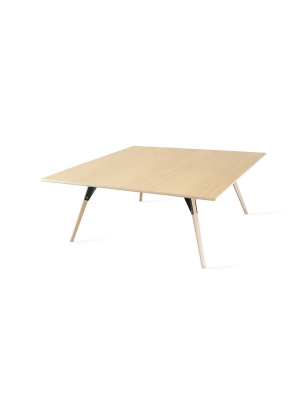 Clarke Large Square Coffee Table - Maple