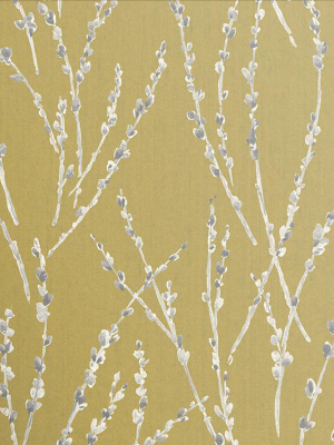 Floret Wallpaper In Mustard From The Exclusives Collection By Graham & Brown